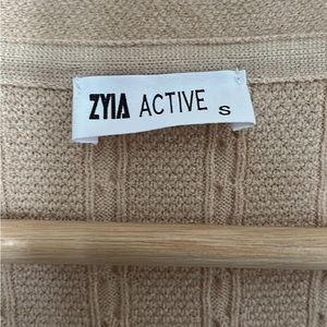 Stuart active camel cardigan